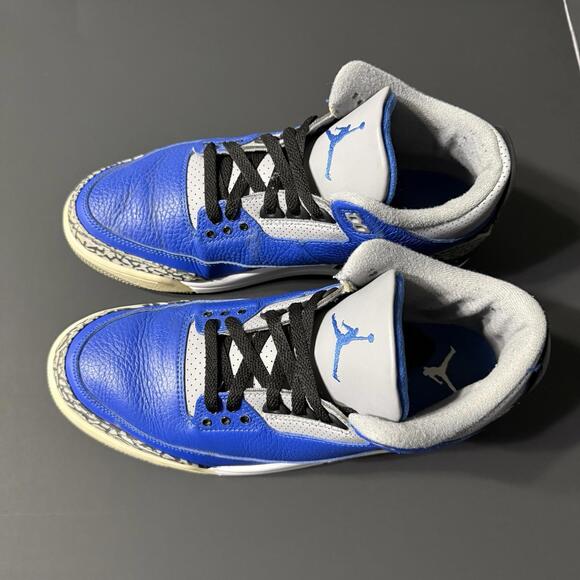 Nike Air Jordan 3 Retro Varsity Royal CT8532-400 Men Size 11 Shoes - Picture 6 of 11